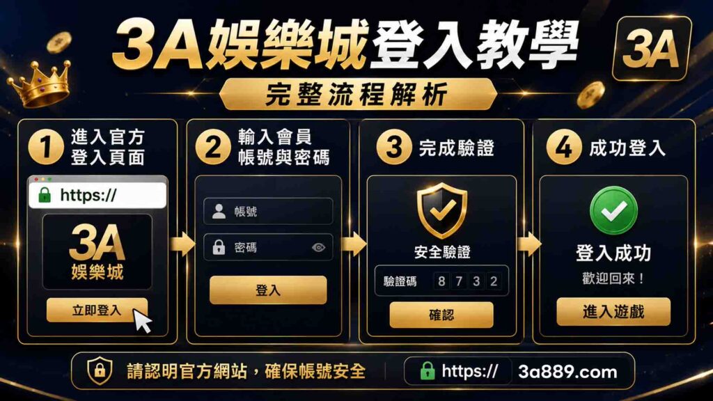 3A娛樂城登入教學