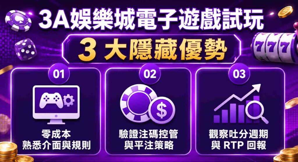 3a娛樂城電子遊戲試玩